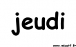 jour jeudi min