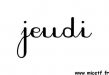 jour jeudi scr