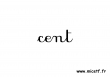 nombre cent c