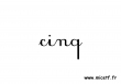 nombre cinq c