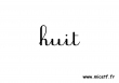 nombre huit c