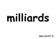 nombre milliards s