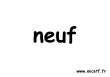 nombre neuf s
