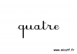 nombre quatre c