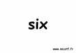 nombre six s