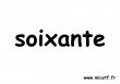 nombre soixante s