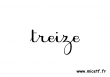 nombre treize c
