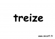 nombre treize s