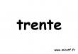 nombre trente s