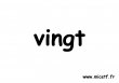 nombre vingt s