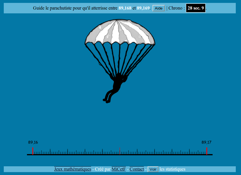 Jeu du parachute
